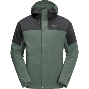 Jack Wolfskin Men's Kammweg 2-Layer Jacket Hedge Green L, Hedge Green