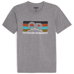 Outdoor Research Unisex OR Advocate Stripe T-Shirt Pebble L, Pebble