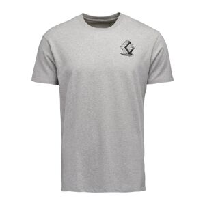 Black Diamond Men's Boulder Shortsleeve Tee Nickel Heather S, Nickel Heather