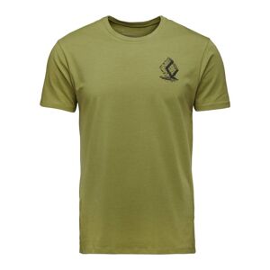 Black Diamond Men's Boulder Shortsleeve Tee Camp Green S, Camp Green