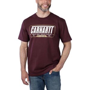 Carhartt Men's Heavyweight Graphic Short Sleeve T-Shirt Port XL, Port