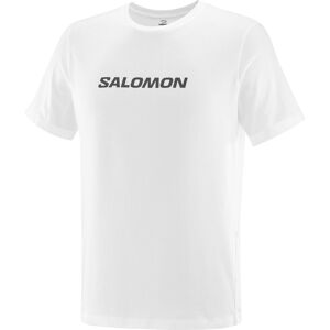 Salomon Men's  Logo Performance Tee White S, White