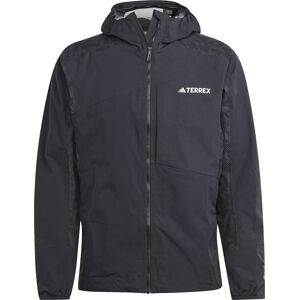 Adidas Men's TERREX Xperior Hybrid Rain Jacket Black M, Black