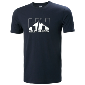 Helly Hansen Men's Nord Graphic H/H T-Shirt Navy S, Navy