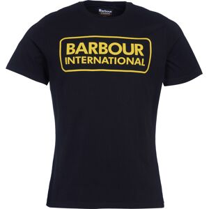 Barbour Men's  International Essential Large Logo Tee Black S, Black