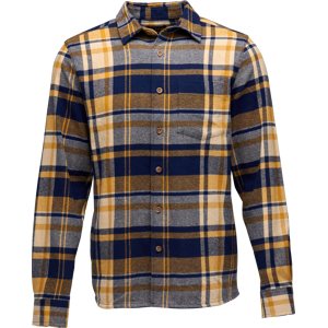 Black Diamond Men's Project Flannel Shirt Indigo-Gold Plaid M, Indigo-Gold Plaid