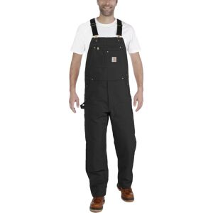 Carhartt Men's Bib Overall Black W38/L32, Black