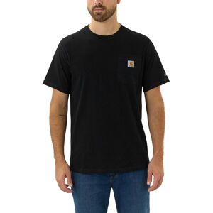 Carhartt Men's Force Short Sleeve Pocket T-shirt Black XL, Black