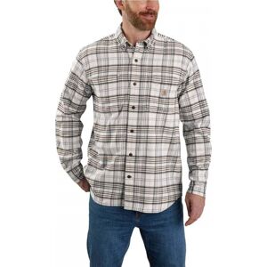 Carhartt Men's Midweight Flannel L/S Plaid Shirt MALT M, MALT