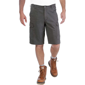 Carhartt Men's Rugged Flex Canvas Cargo Shorts Shadow W34, Shadow