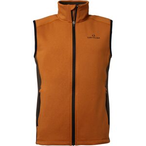 Chevalier Men's Lenzie Fleece Vest Orange/Brown M, Orange/Brown