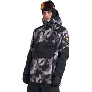 ColourWear Men's Foil Anorak Camo Grey XS, Camo Grey