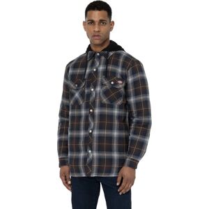 Dickies Men's Fleece Hood Flan Ombre Plaid XL, Ombre Plaid