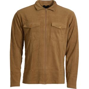 Dobsom Men's Pescara Fleece Shirt Brown S, Brown