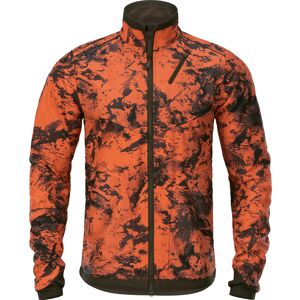 Härkila Men's Wildboar Pro Reversible Fleece Jacket Willow green/AXIS MSP®Orange Blaze XXL, Willow Green/Axis Msp®Wildboar Orange