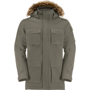 Jack Wolfskin Men's Glacier Canyon Parka Dusty Olive S, Dusty Olive