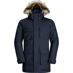 Jack Wolfskin Men's Winterfrost Down Parka Night Blue XL, Night Blue