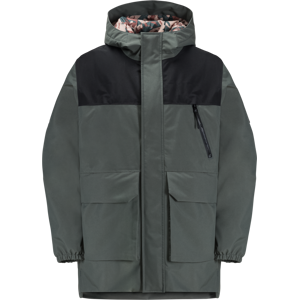 Jack Wolfskin Teens' 2-Layer Insulated Parka Slate Green 140, Slate Green