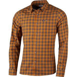 Lundhags Men's Ekren Long Sleeve Shirt Dark Gold S, Dk Gold