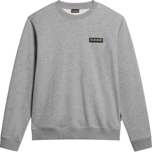 Napapijri Men's Iaato Sweatshirt Medium Grey Melange M, Medium Grey Melange