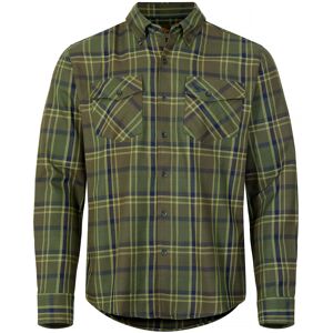 Nordic Hawk Vartorp LS Flannel Shirt Men Deep Depths M, Deep Depths