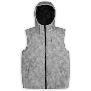 Rains Unisex Lohja Vest W3T1 Distressed Grey S, Distressed Grey