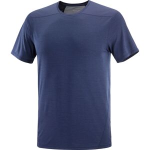 Salomon Men's Outline SS Tee Navy Iris M, Navy Iris