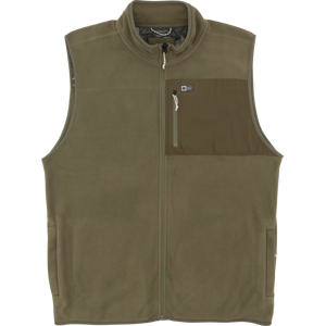 Salty Crew Men's Ebbtide Polar Fleece Vest Olive S, Olive