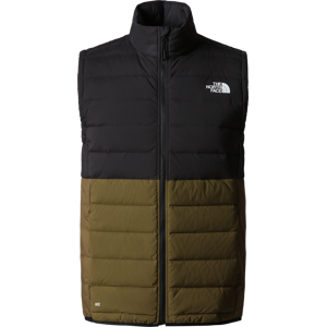 The North Face Men's Belleview Stretch Down Gilet Tnf Black/Military Olive S, TNF Black-Military Olive