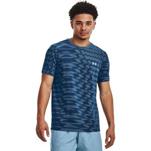 Under Armour Men's UA Seamless Ripple SS Varsity Blue S, Varsity Blue