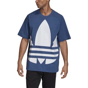 Adidas Big Trefoil Boxy Tshirt Herrer Kortærmet Tshirts Blå Xl