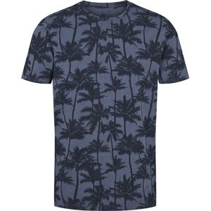 Etirel Palms Printed Tshirt Herrer Tøj Blå Xl