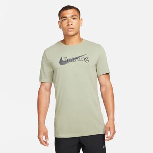 Nike Drifit Swoosh Trænings Tshirt Herrer Kortærmet Tshirts Grøn L