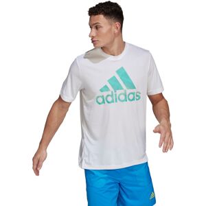 Adidas Aeroready Seasonals Sport Tshirt Herrer Kortærmet Tshirts Hvid M