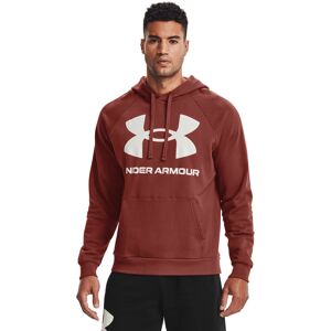 Under Armour Rival Fleece Big Logo Hættetrøje Herrer Tøj Brun Xl