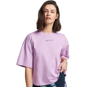 Superdry Code Tech Os Boxy Tshirt Damer Kortærmet Tshirts Lilla S