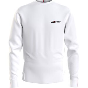 Tommy Hilfiger Sport Logo Fleece Sweatshirt Herrer Hoodies Og Sweatshirts Hvid Xl