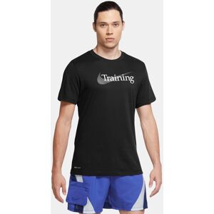 Nike Drifit Swoosh Trænings Tshirt Herrer Tøj Sort S