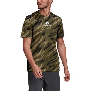 Adidas Aeroready Feelstrong Camo Sport Tshirt Herrer Sidste Chance Tilbud Spar Op Til 80% Grøn S