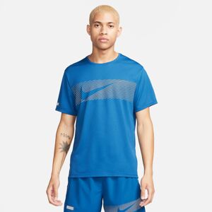 Nike Miler Flash Drifit Uv Tshirt Herrer Tøj Blå Xl