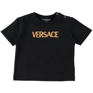 Versace T-Shirt - Sort/guld - Versace - 6-9 Mdr - T-Shirt