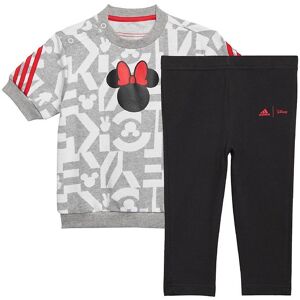 Adidas Performance Sommersæt - Disney Minnie Mouse - Grå/hvid/so - Adidas Performance - 68 - T-Shirt