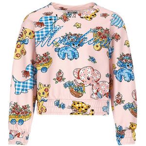 Moschino Sweatshirt - Rosa M. Print - Moschino - 4 År (104) - Sweatshirt