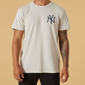 New Era T-Shirt - New York Yankies - Light Beige - New Era - Xxs - Xtra Xtra Small - T-Shirt