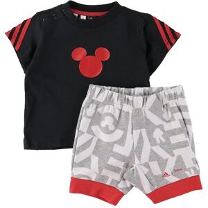 Adidas Performance Shortssæt - Disney Mickey Mouse - Sort/rød - Adidas Performance - 62 - T-Shirt