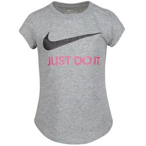 Nike T-Shirt - Swoosh - Grey Heather - Nike - 4 År (104) - T-Shirt