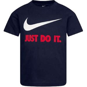 Nike T-Shirt - Swoosh - Obsidian/university Red - Nike - 5 År (110) - T-Shirt