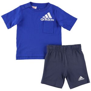 Adidas Performance Sæt - T-Shirt/shorts - Royal Blue/hvid - Adidas Performance - 62 - T-Shirt