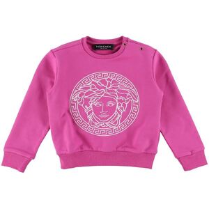 Versace Sweatshirt - Medusa - Fuchsia/hvid - Versace - 12-18 Mdr - Sweatshirt