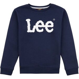 Lee Sweatshirt - Wobbly Graphic Bb Crew - Navy Blazer - Lee - 7-8 År (122-128) - Sweatshirt